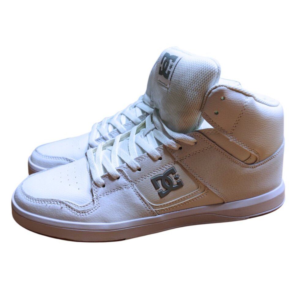 DC Cure Men's High Top Skate Shoes Size 12 ADYS400072 White